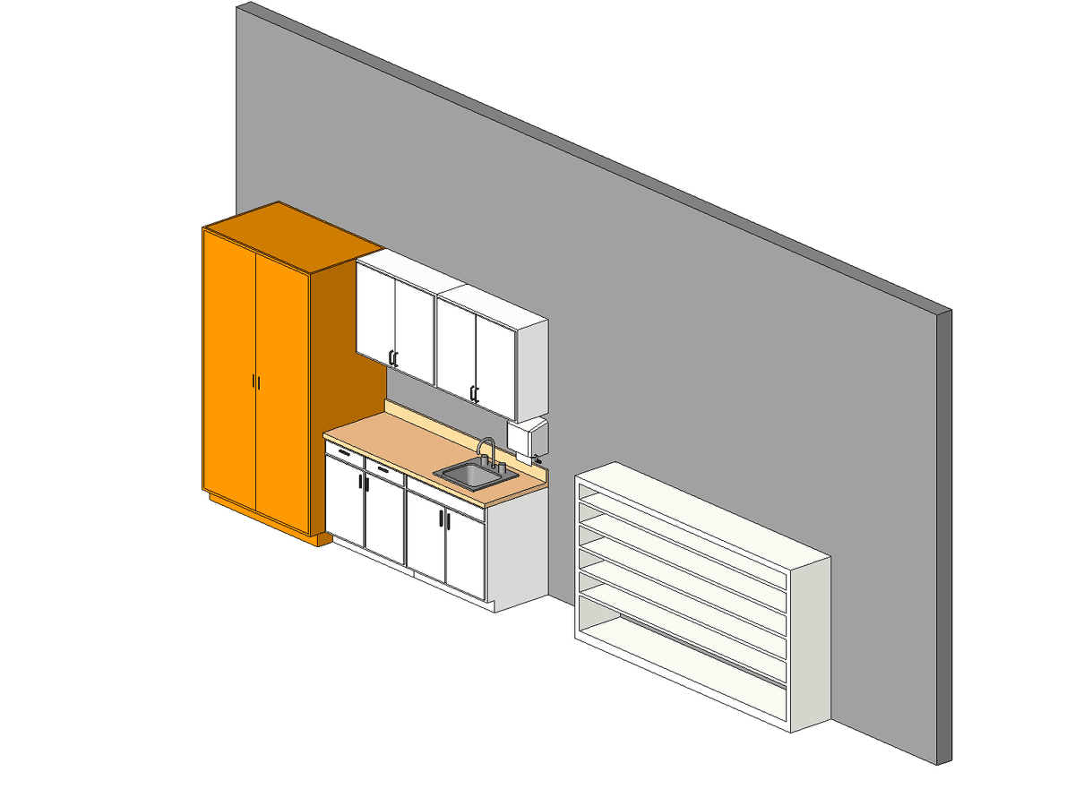 CR Casework — Kitchen Unit Revit Family