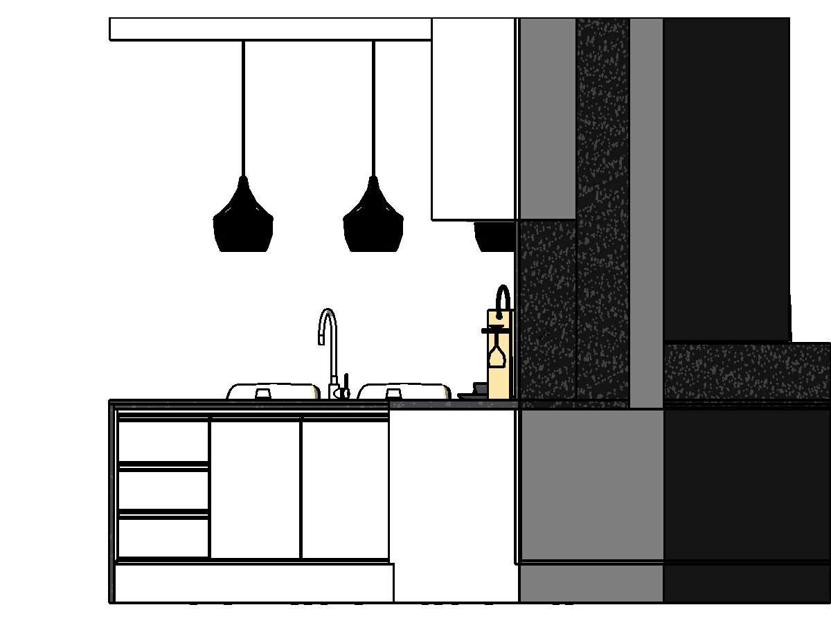 LR2348 Conjunto Cozinha Completa 946 — Revit Family