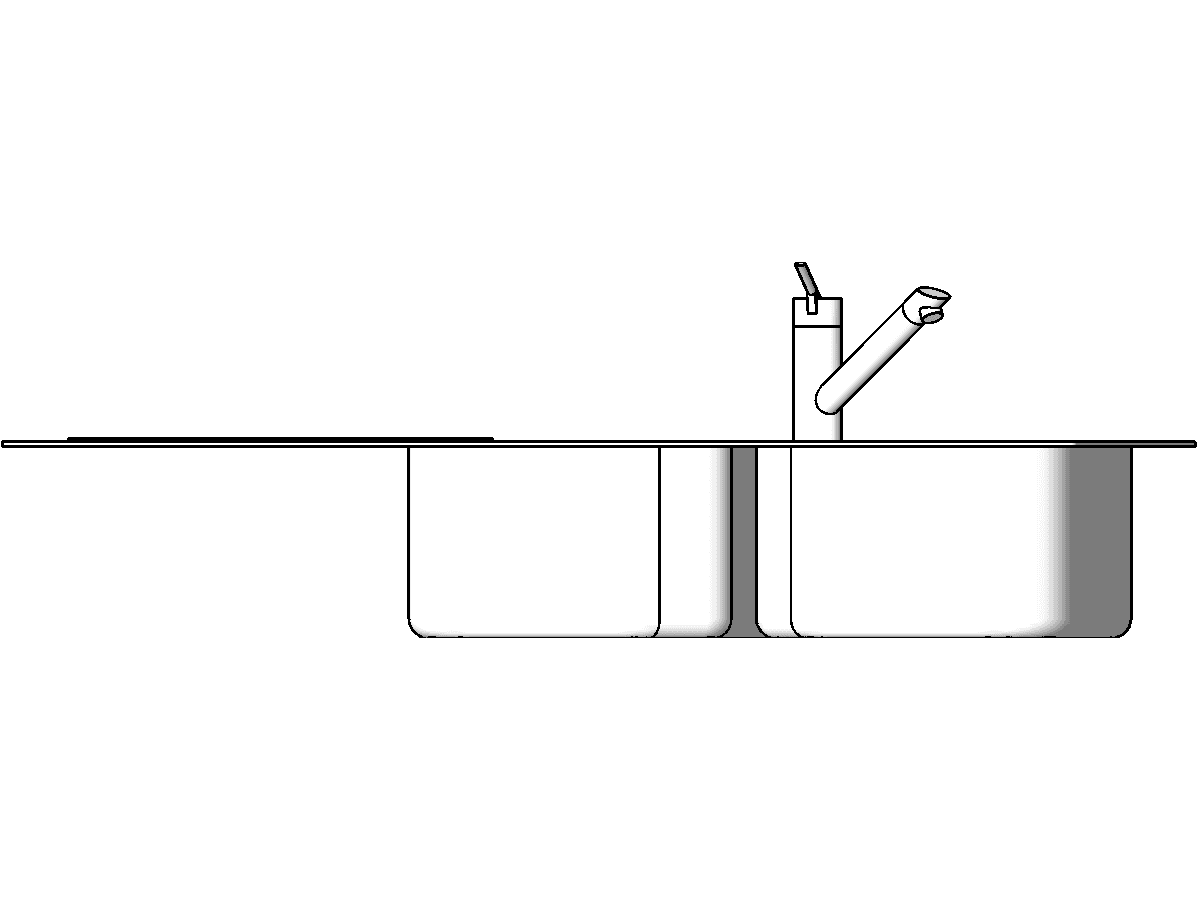 Sink Kitchen — Revit Family