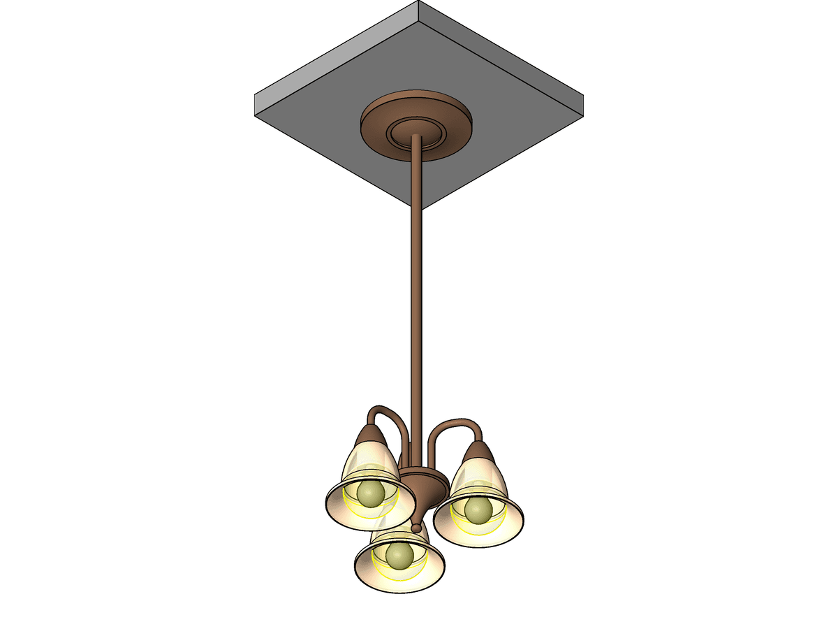 Light Chandelier — Revit Family