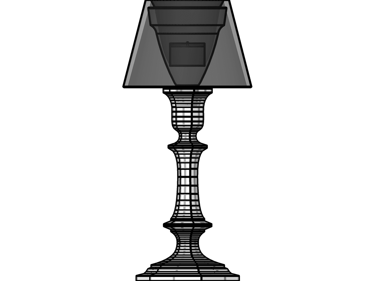 Baccarat Our Fire Candlestick — Revit Family