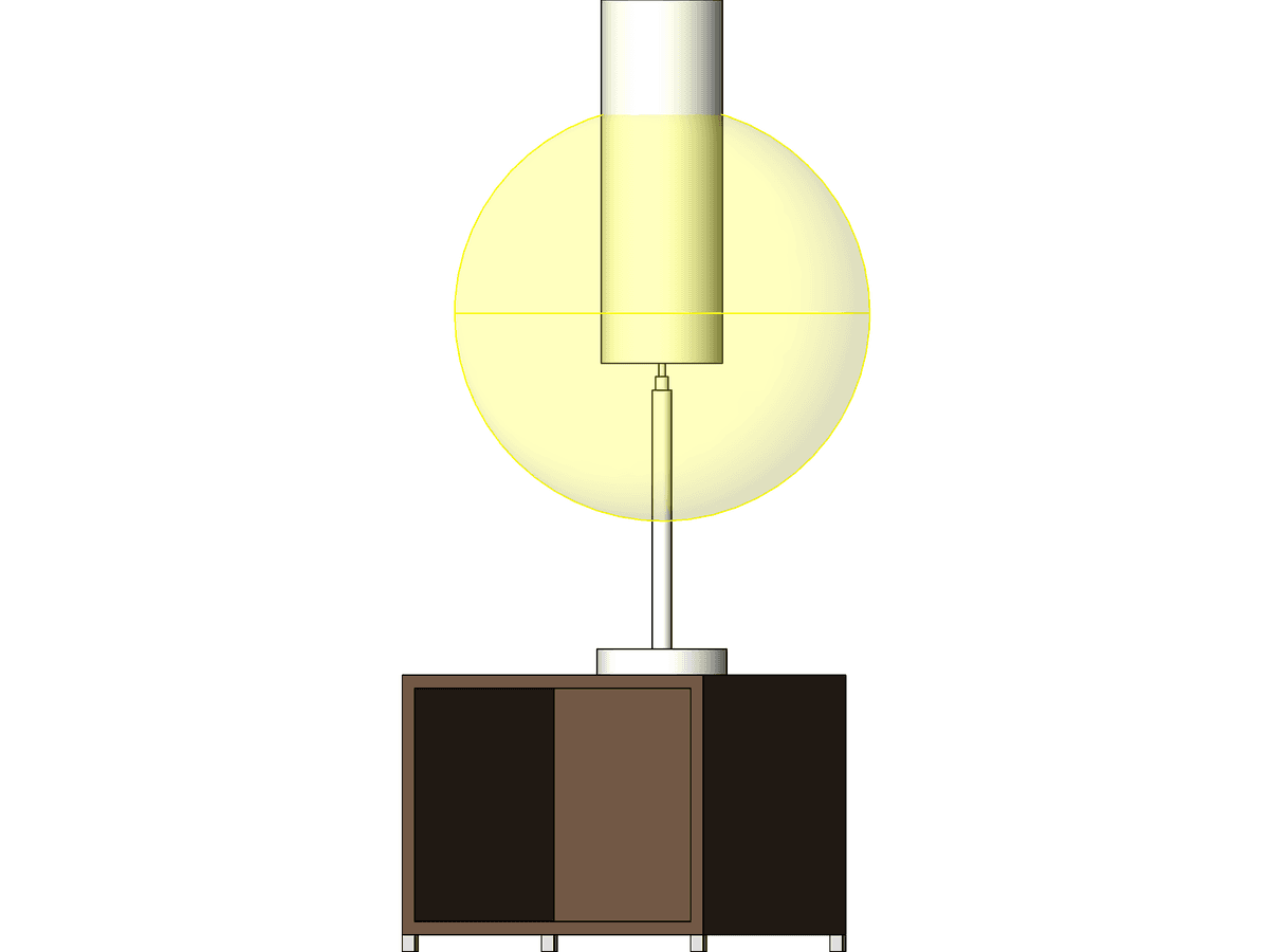 End Table With Working Light — Revit Family