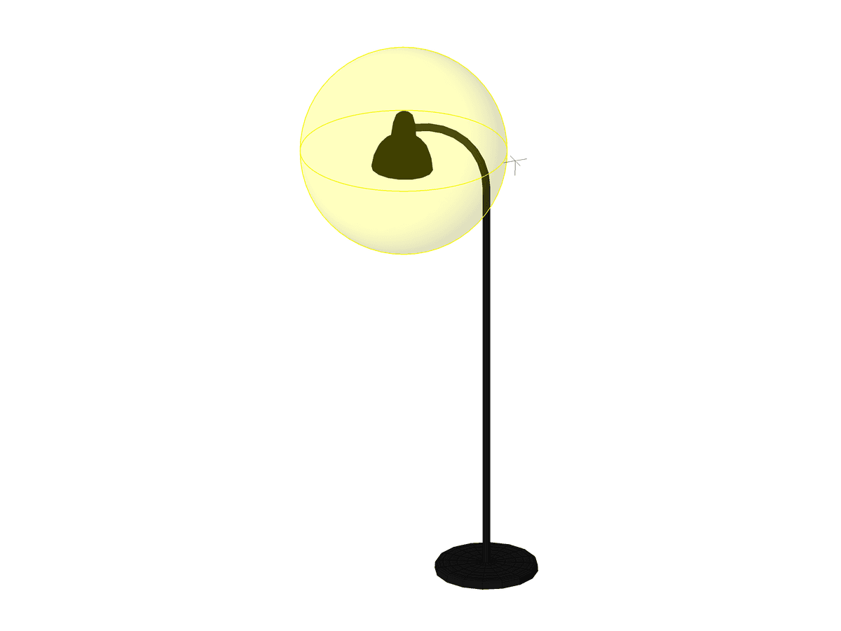 Floor Lamp 603 — Revit Family