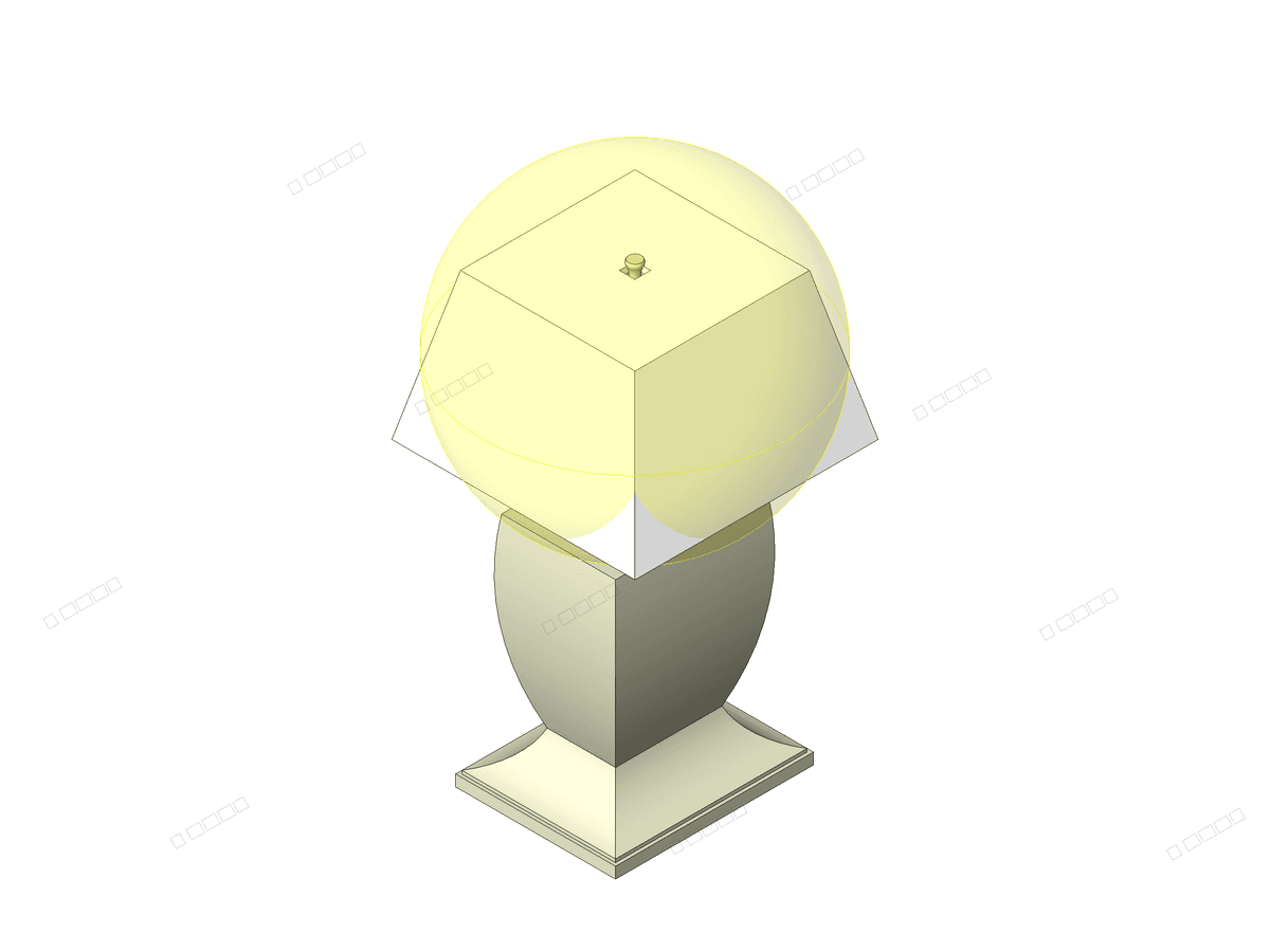Lamp Table 6 SMARTBIM — Revit Family
