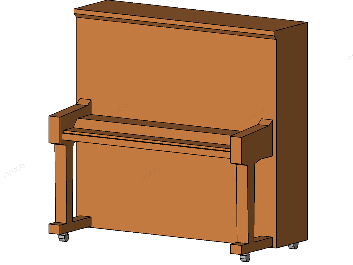 Piano (aus) — Revit Family