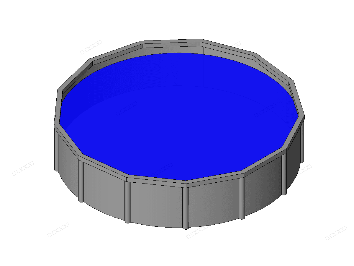 Above Ground Swimming Pool — Revit Family