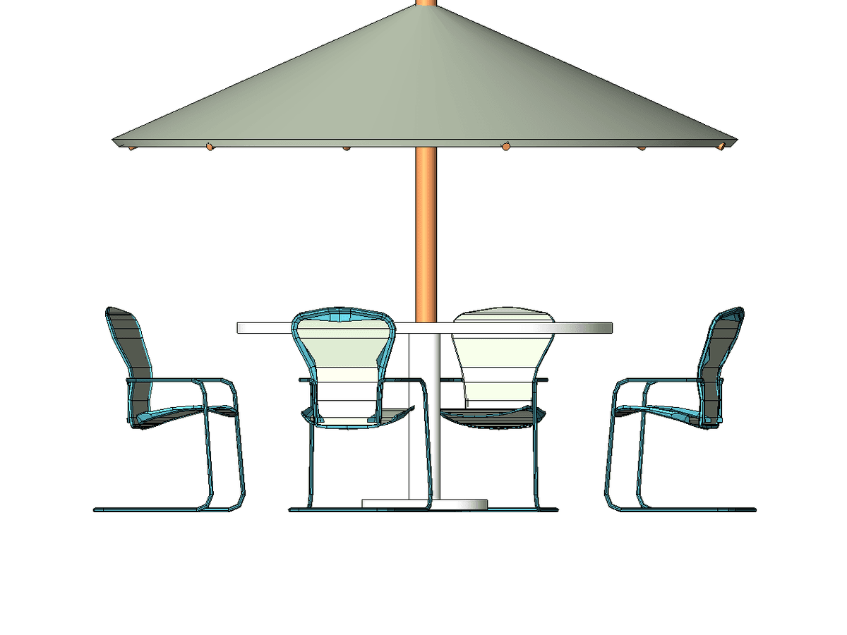 Patio Furniture Set — Revit Family