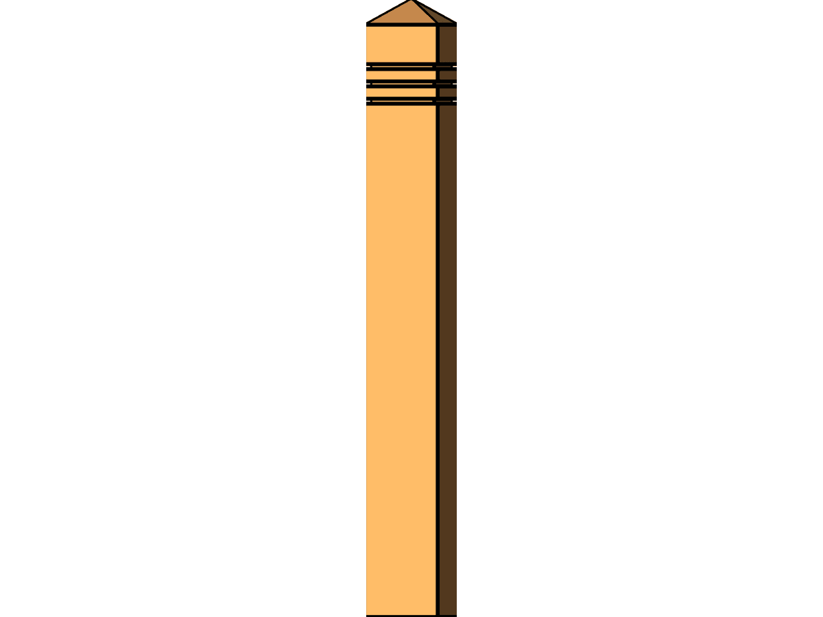 Bollard Timber — Revit Family