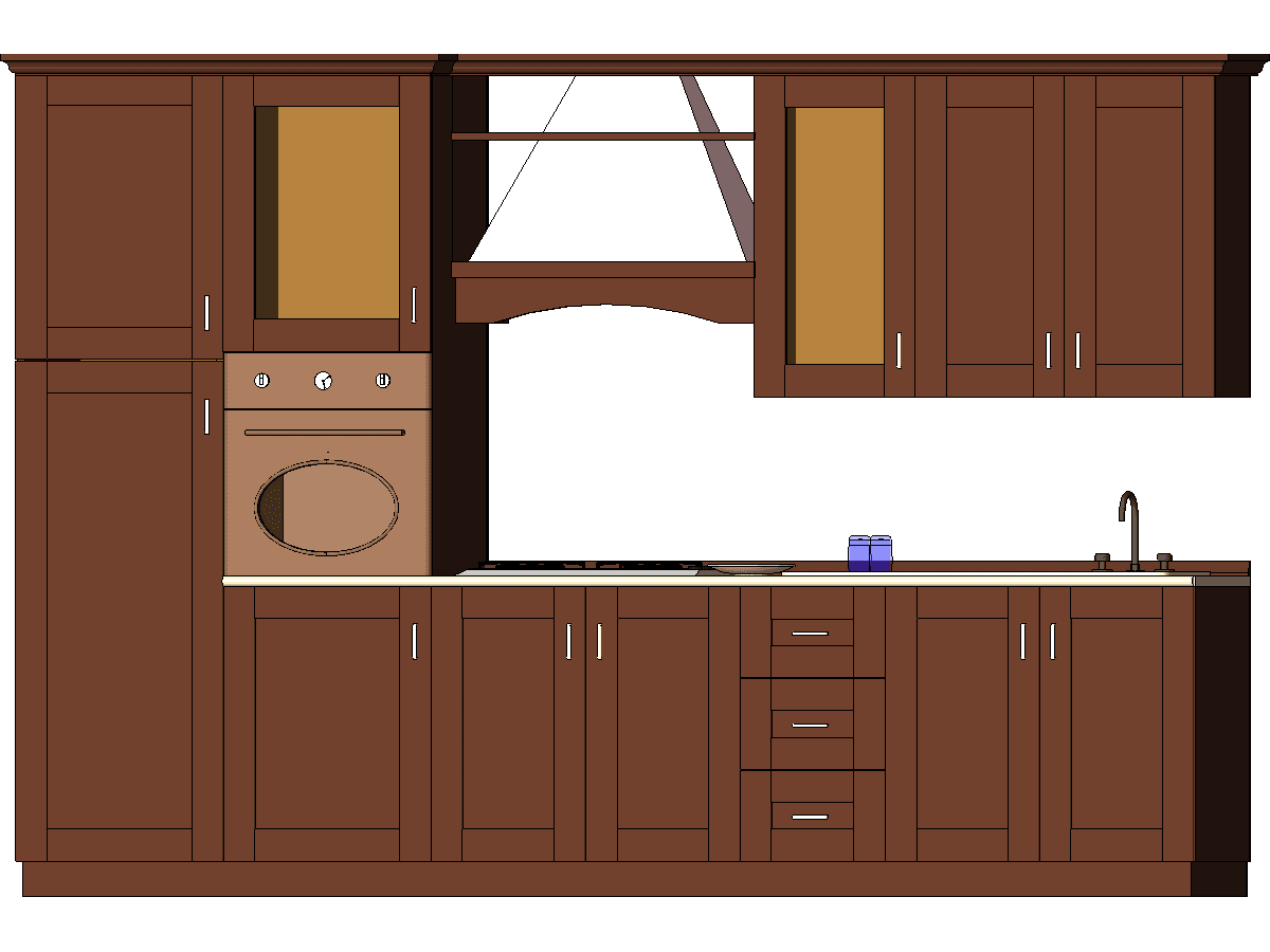 Cucina In Stile — Kitchen Unit Revit Family