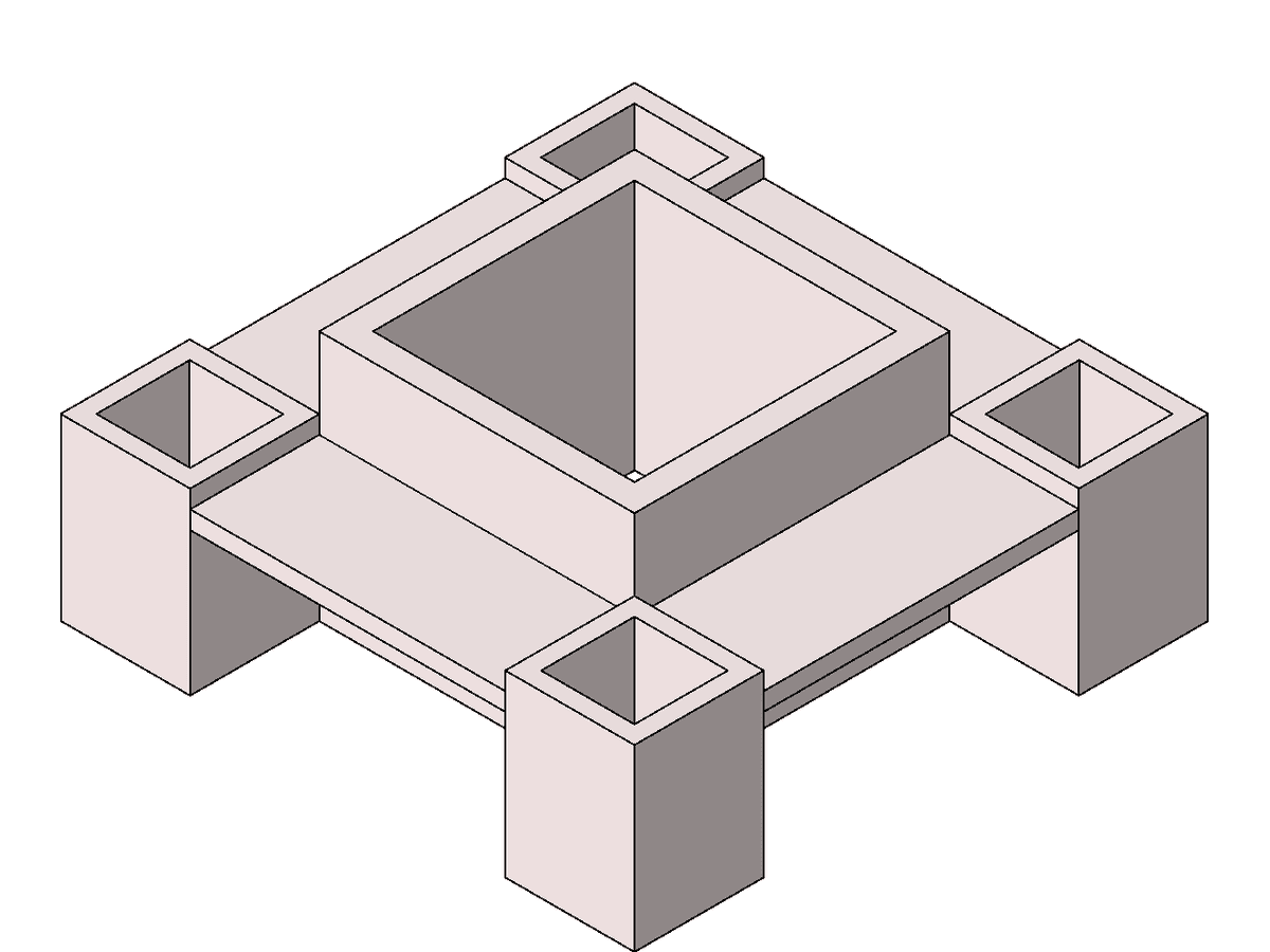 Public Seating 2 — Revit Family