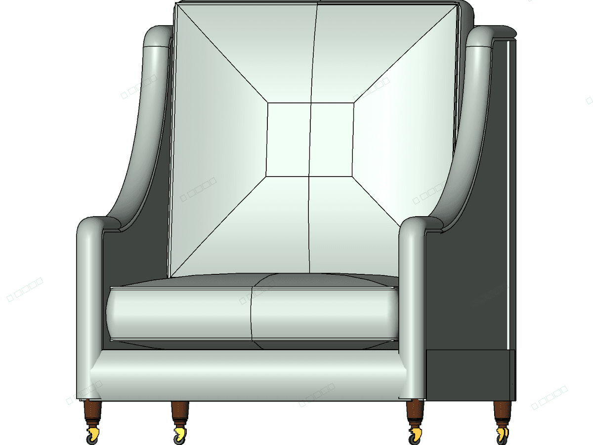 Almunda Sofa — Revit Family