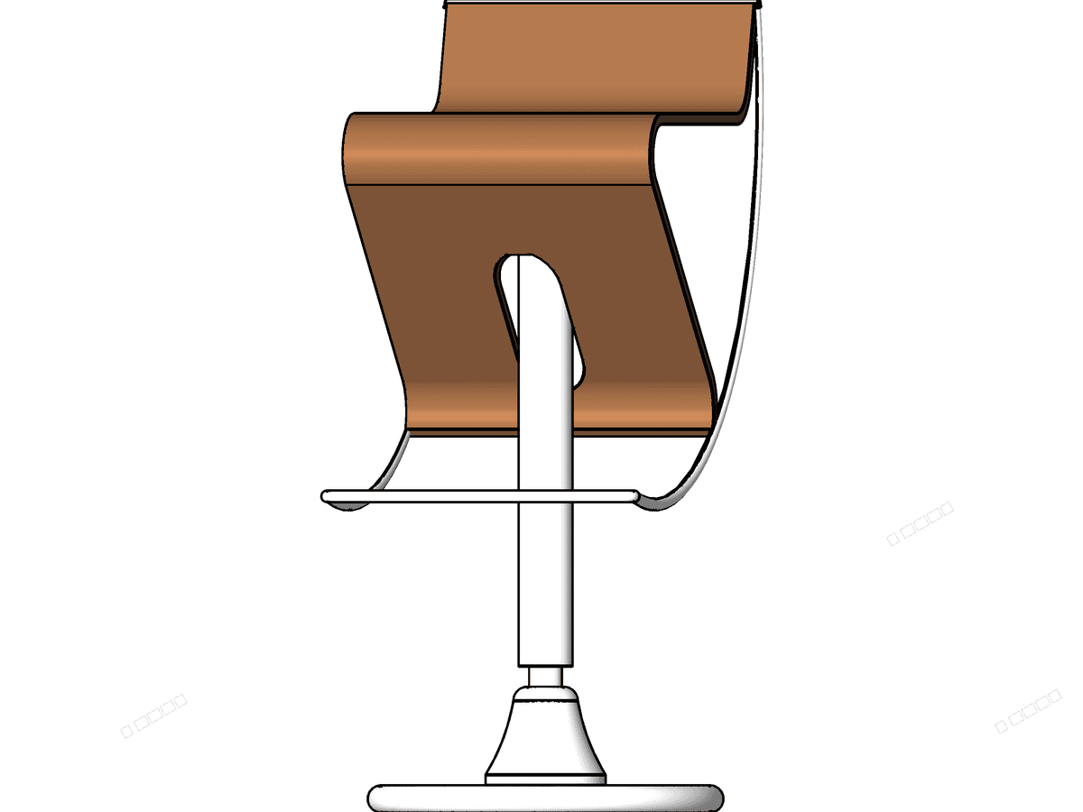 Pinch Barstool — Revit Family
