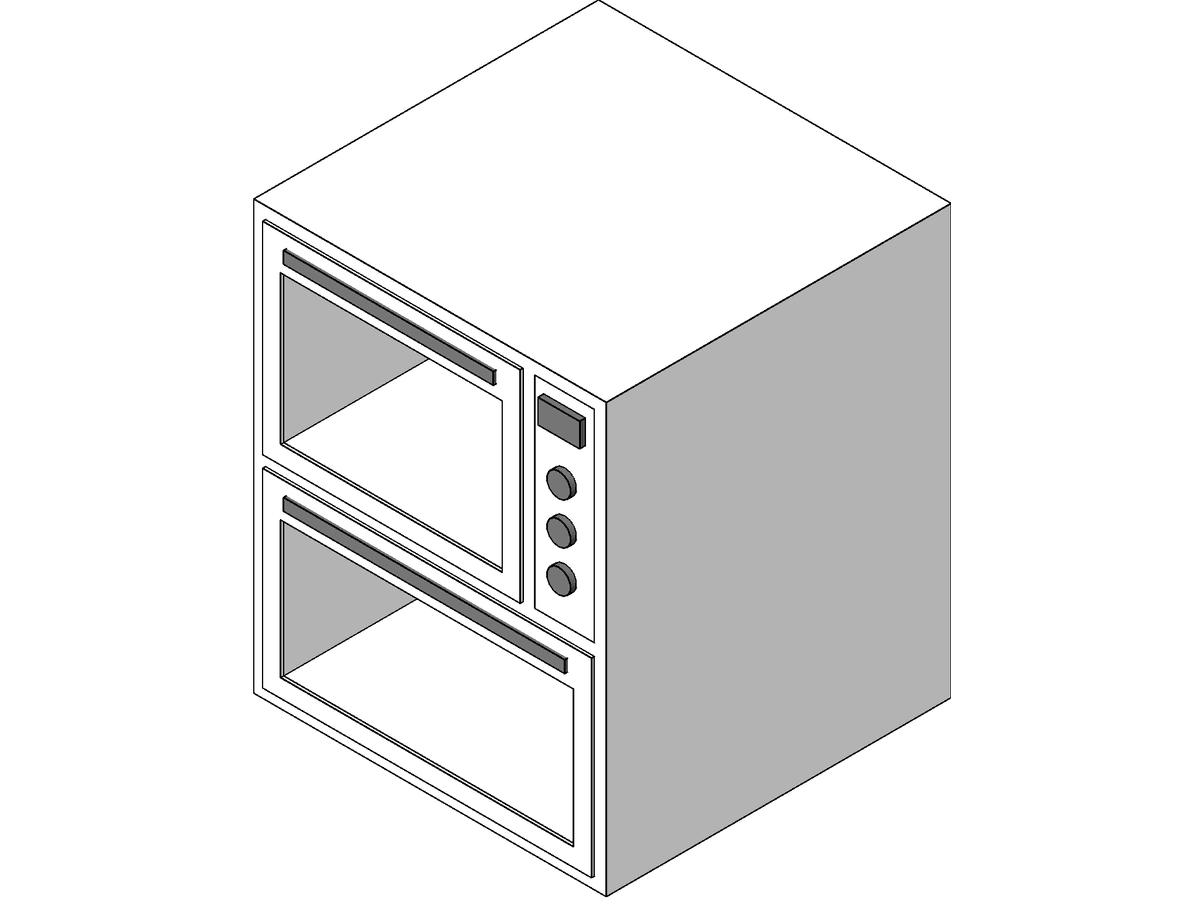 Oven Under Counter — Revit Family