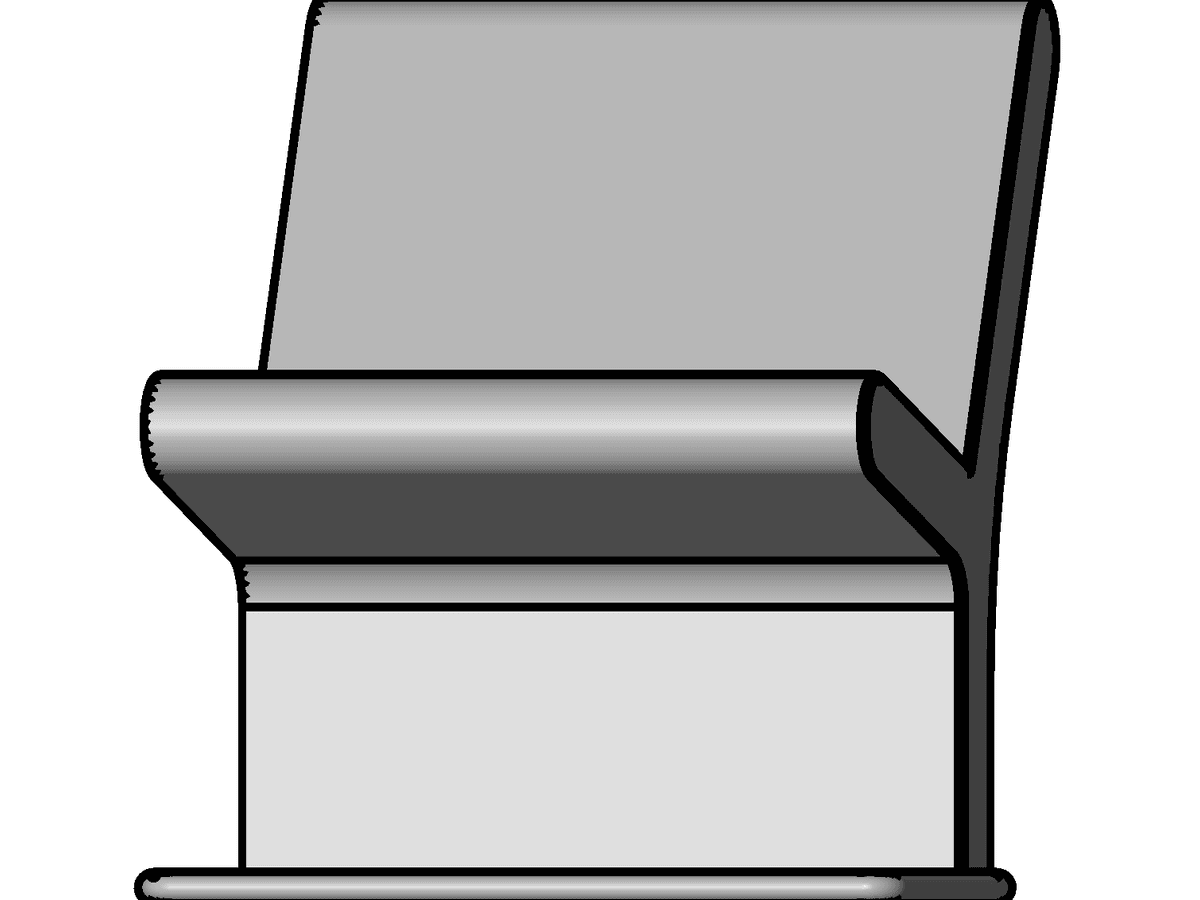 Zidle — Revit Family