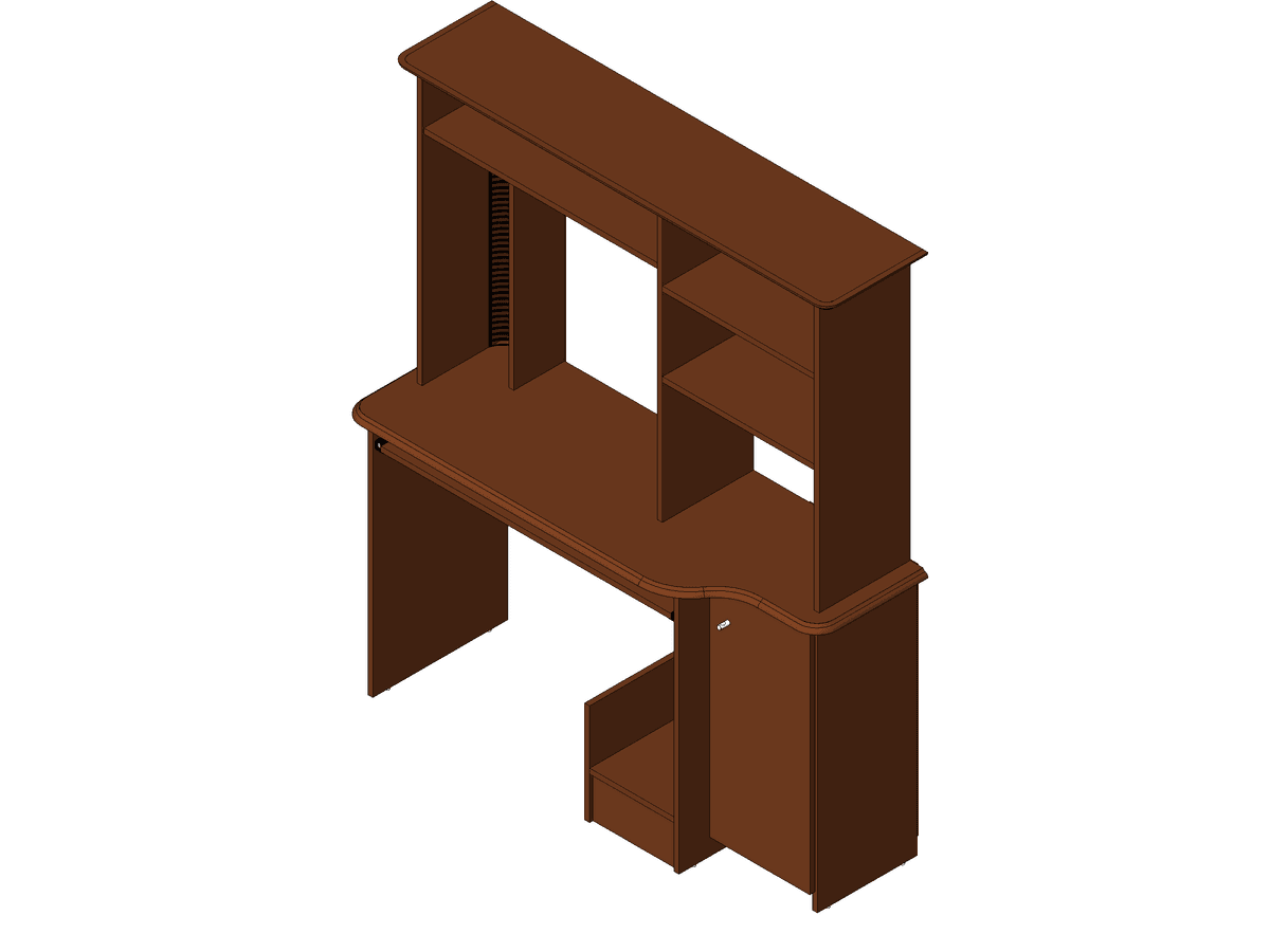 Computer Furniture — Revit Family