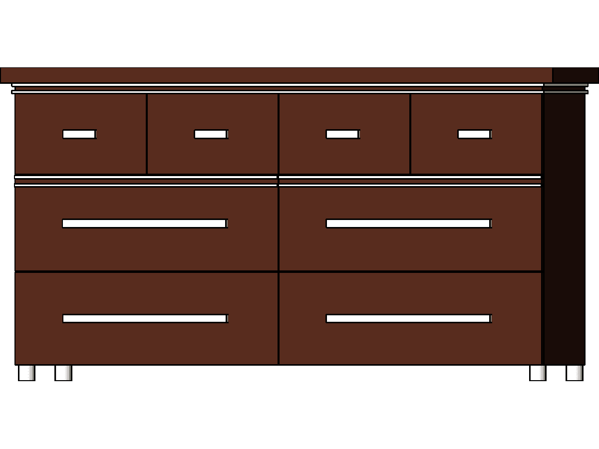 Drawer Dresser — Revit Family