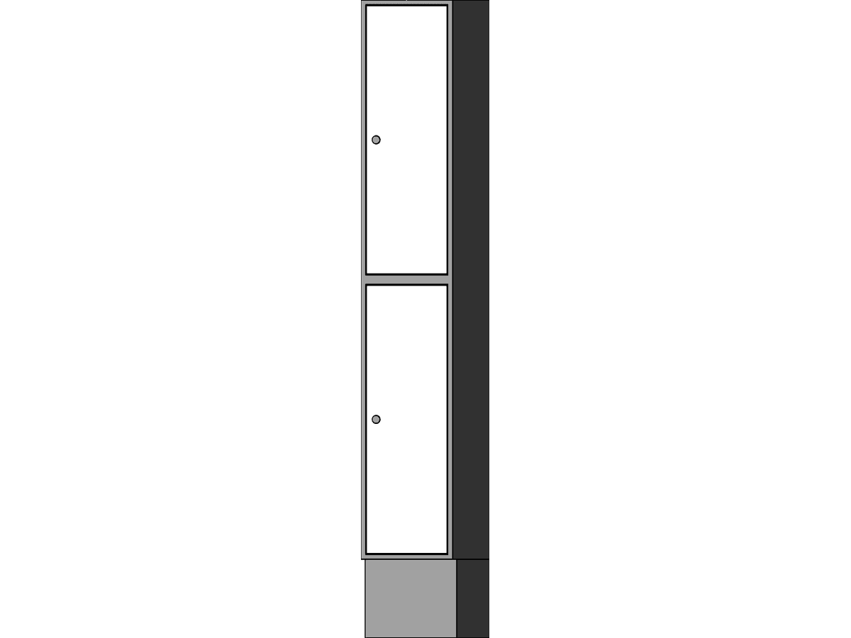 Lockers X 2 — Revit Family