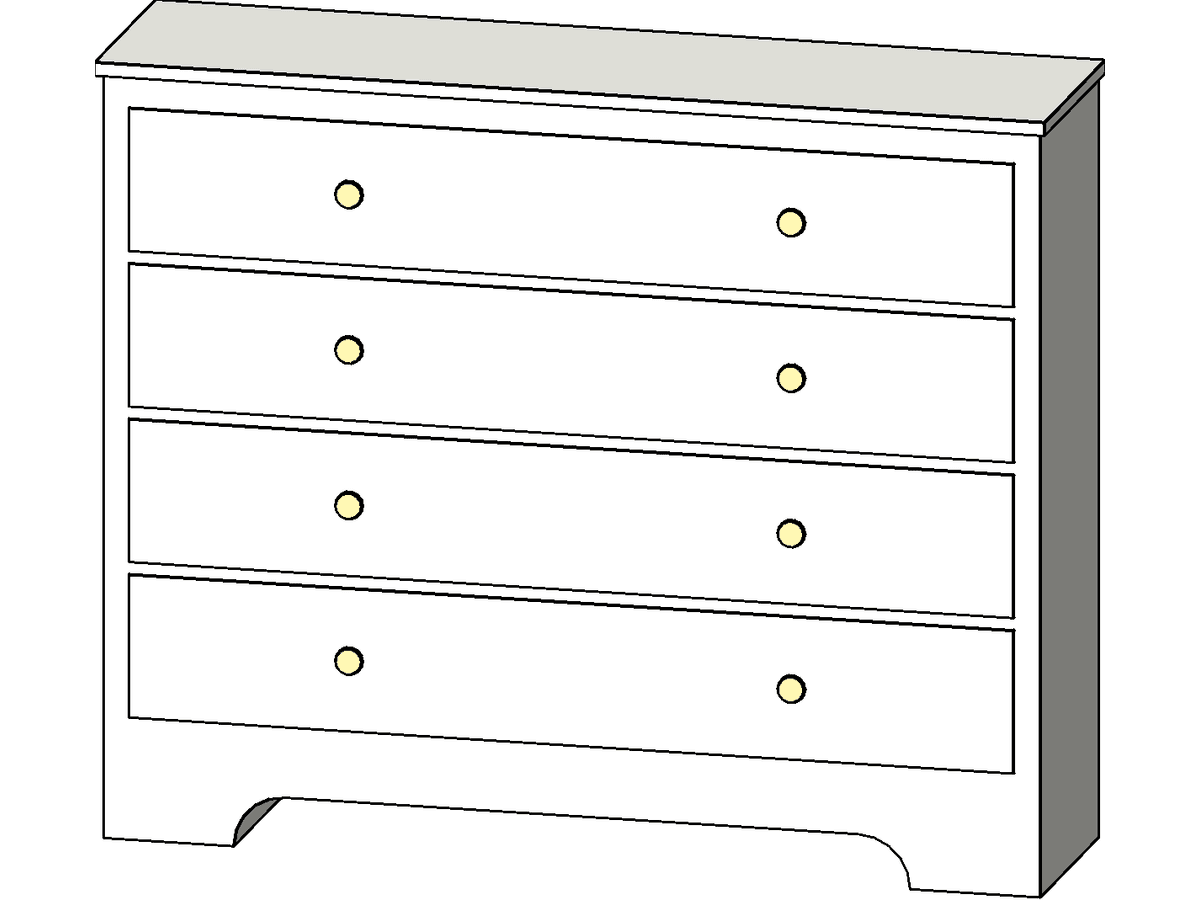 M Dresser — Revit Family