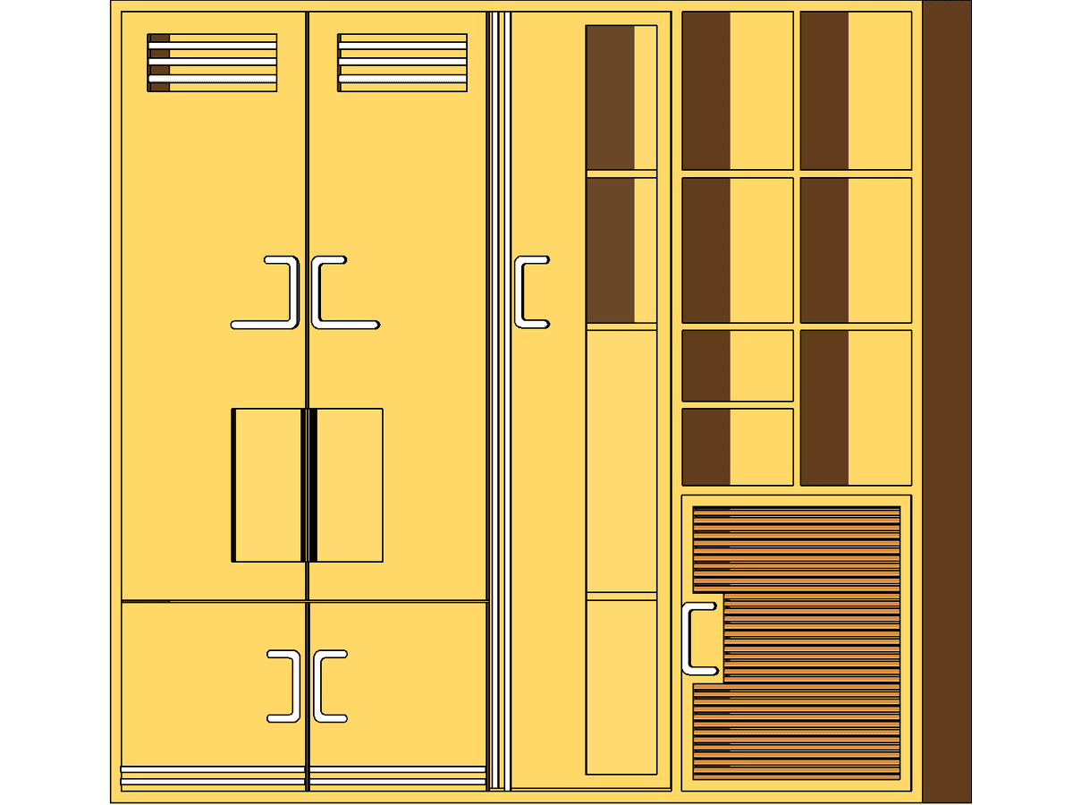 Nishads WALLDROBE — Revit Family