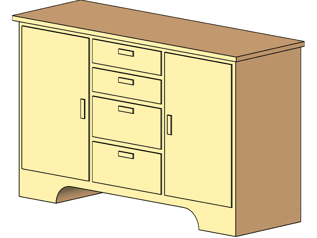Sideboard — Revit Family