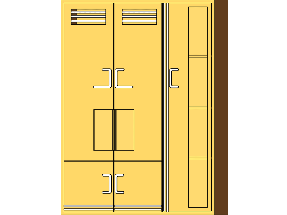 WALL DROBE — Revit Family