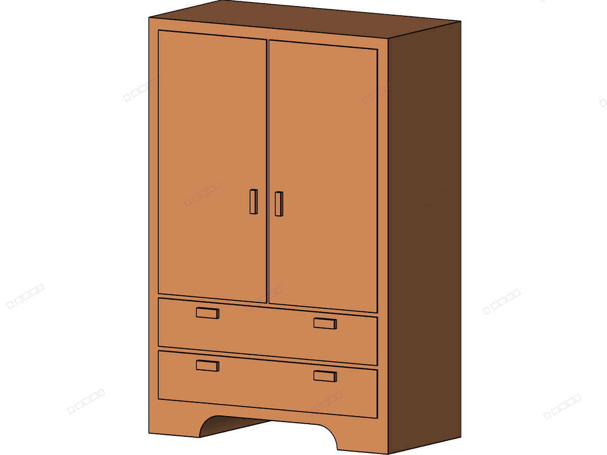 Wardrobe — Revit Family