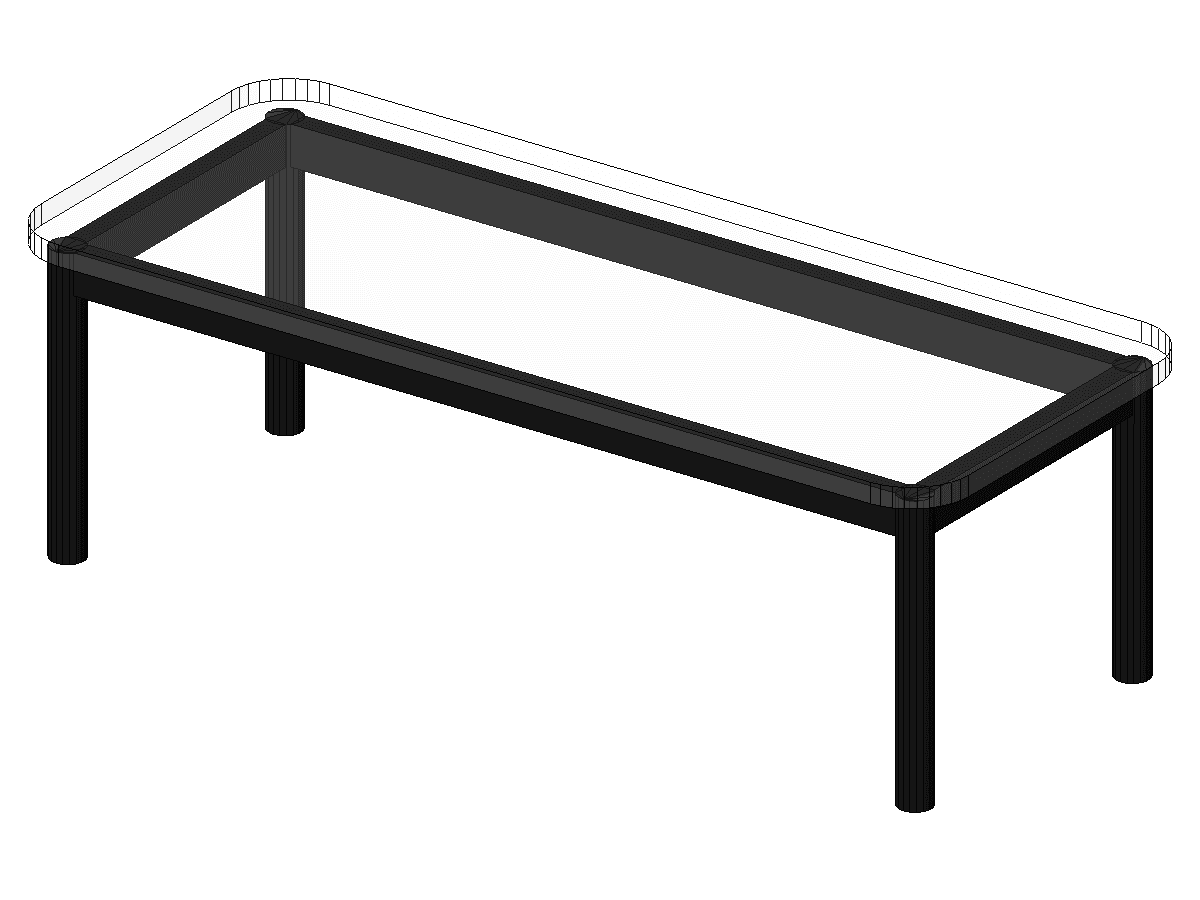 Coffee Table 853 — Revit Family