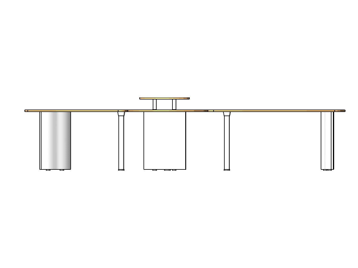 Desk Reception — Revit Family