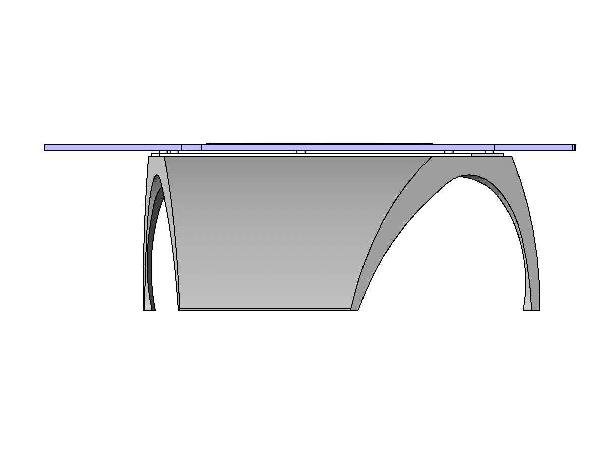 Luna Desk By Pininfarina — Revit Family