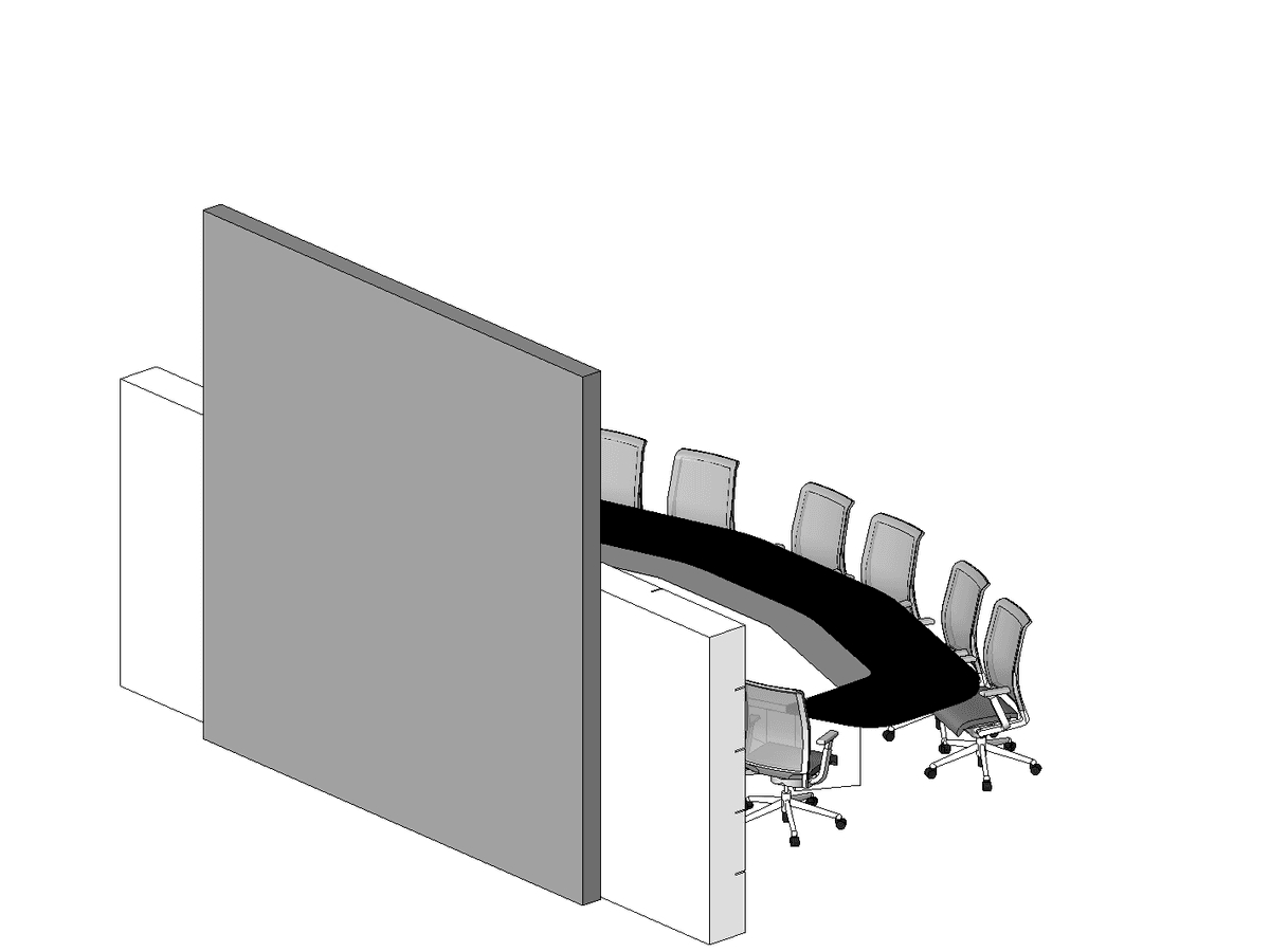 Polycomconferencetable — Revit Family