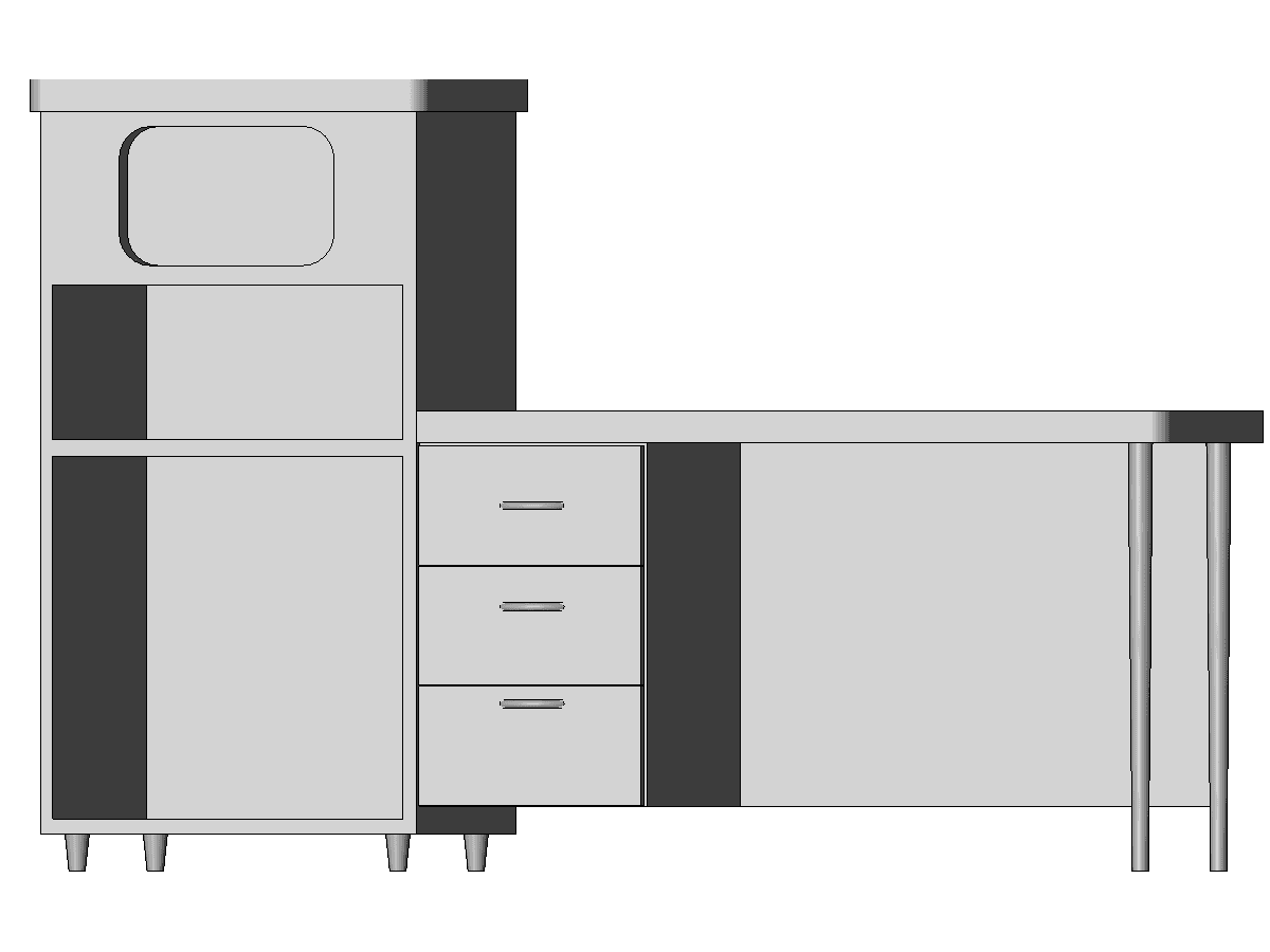 Professors Lectern Teacher Desk — Revit Family