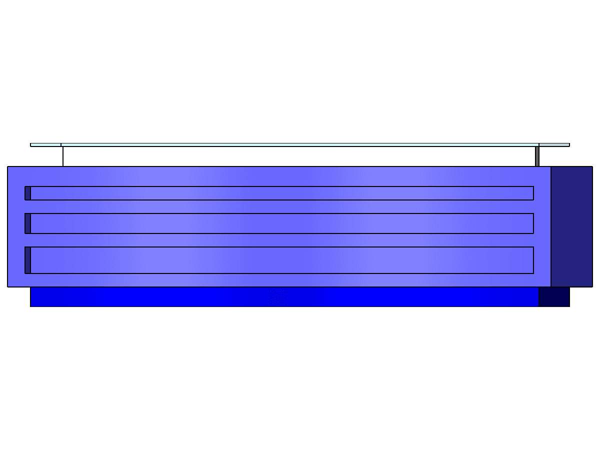 Reception Desk Water Wave — Revit Family