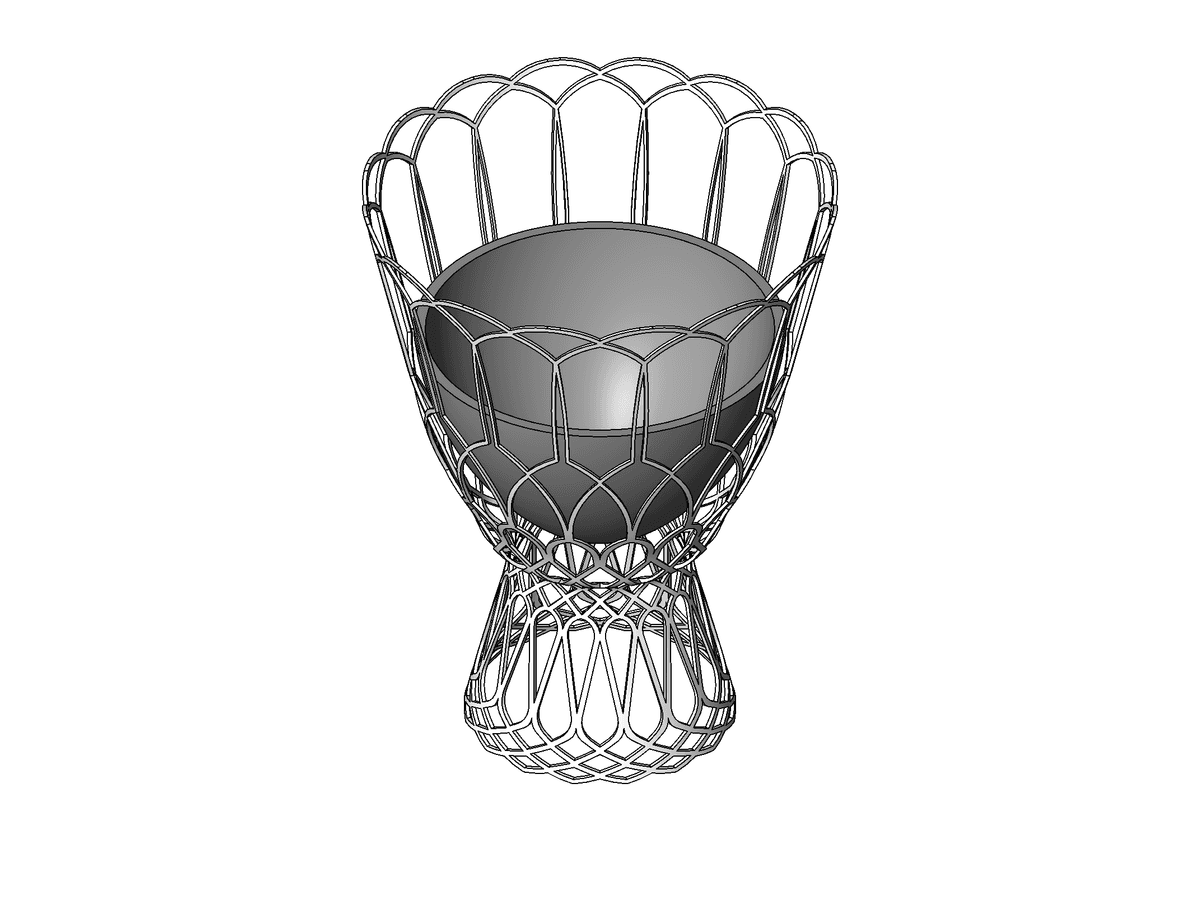 Steelcase Coalesse Emu Re Trouve¦ü Vase High Frame — Revit Family