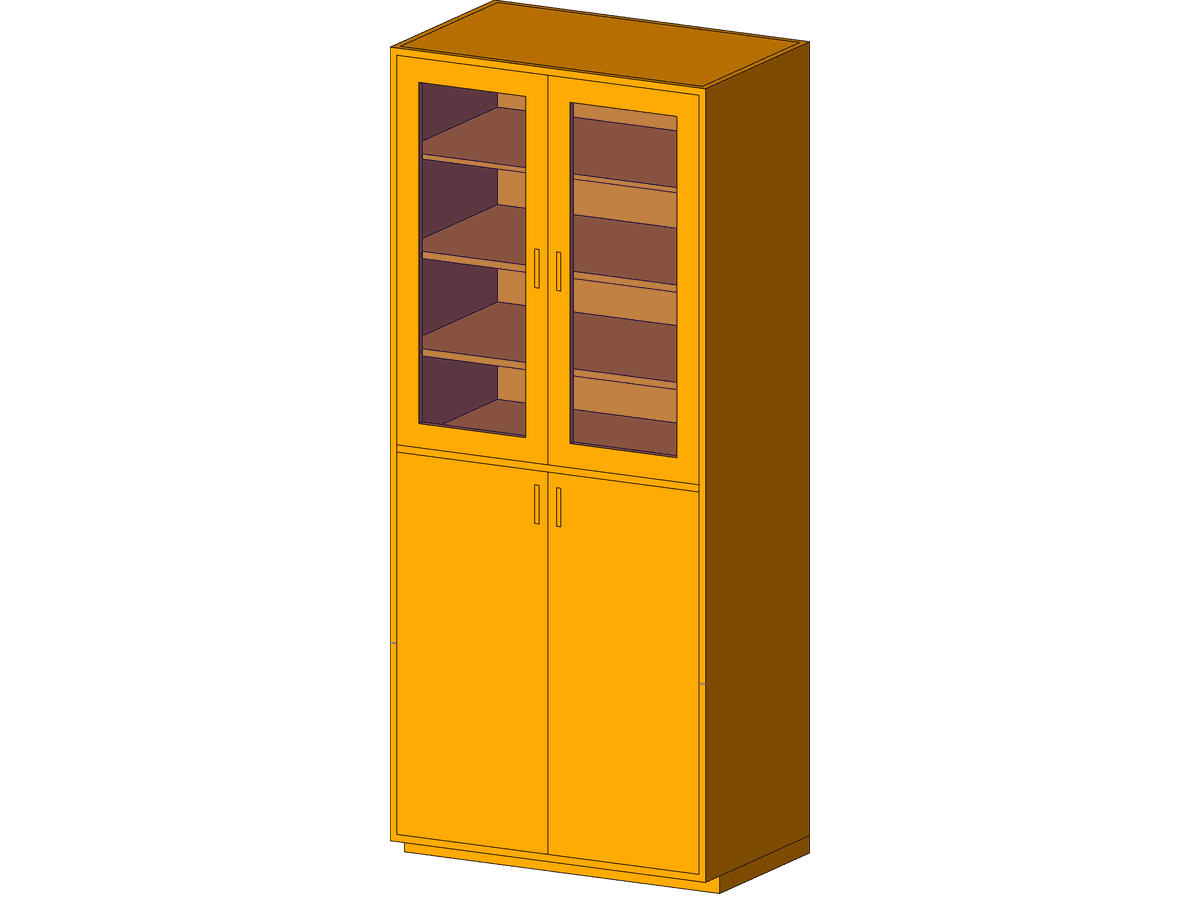 Tall Cabinet Instrument Unit — Revit Family