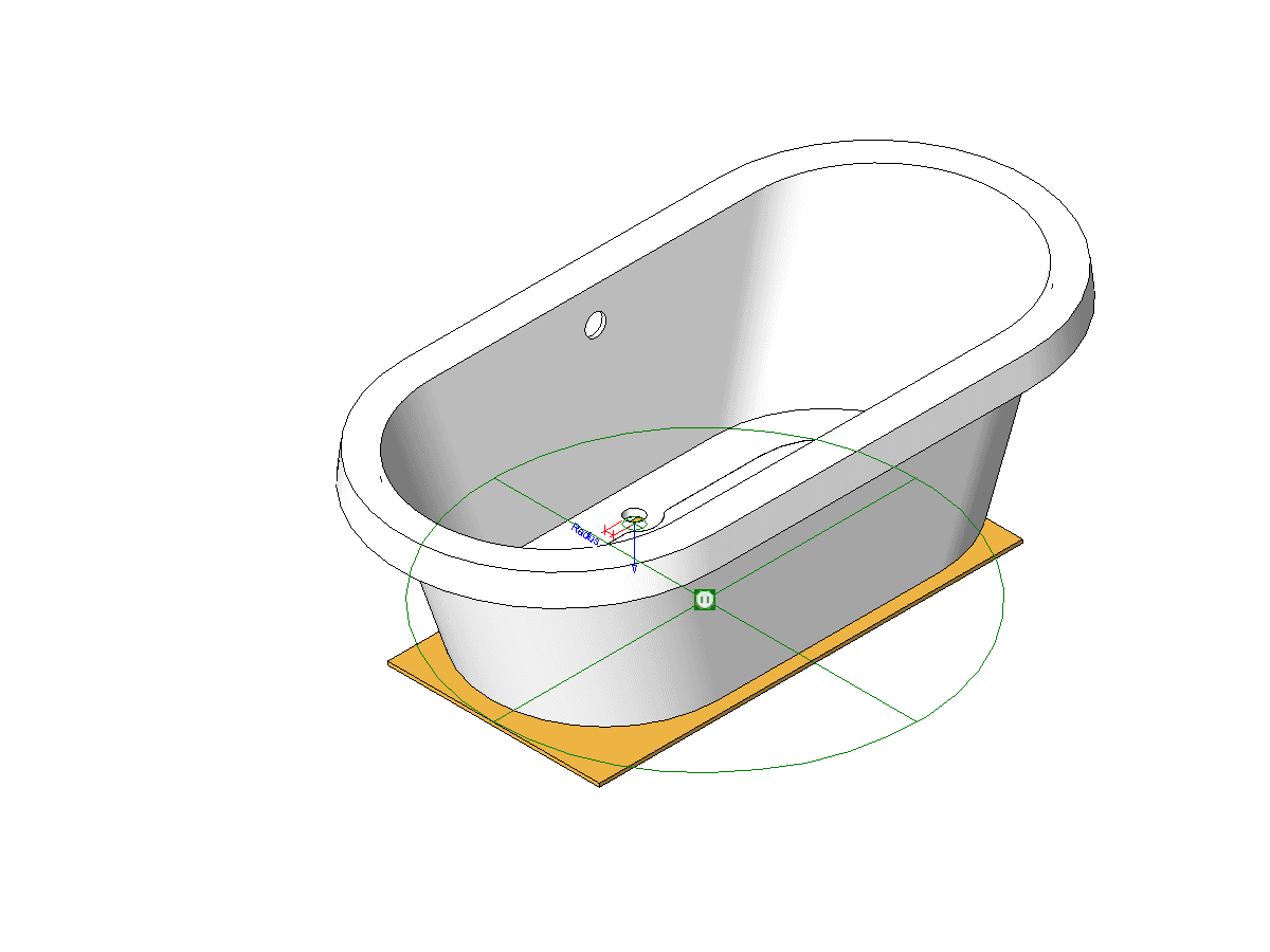 BM 00155 ABA794L — Shower Revit Family