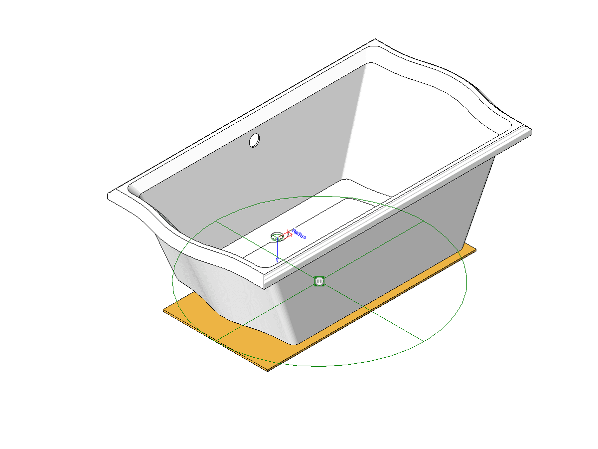 BM 00176 ABA789L — Shower Revit Family