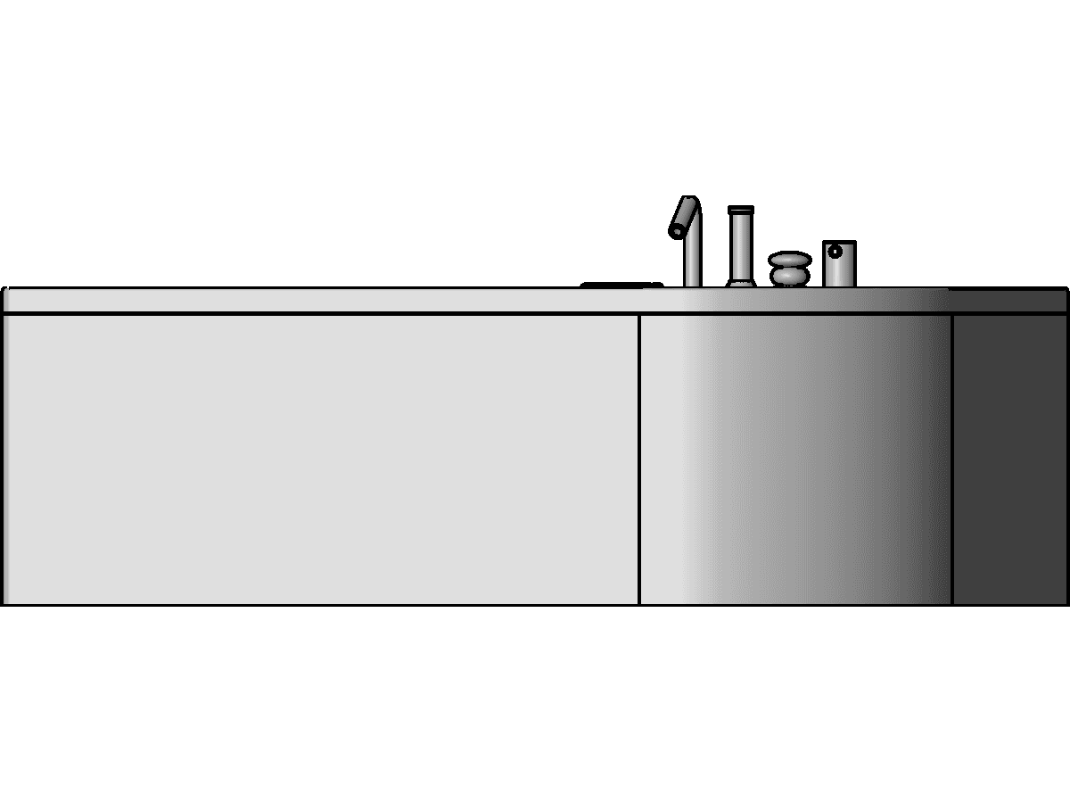 GRANDFORM Pasodoble 180x140 — Shower Revit Family