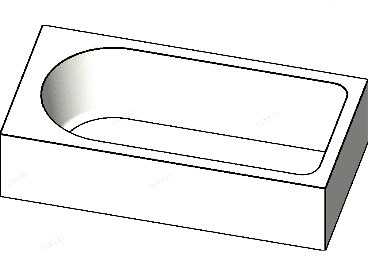 Tub Bath — Shower Revit Family