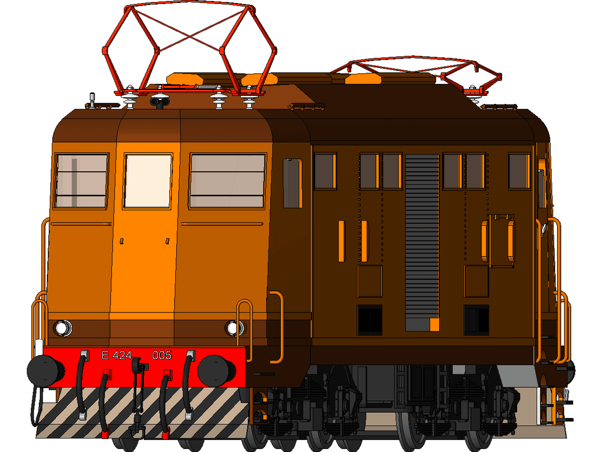Locomotore E424 — Revit Family