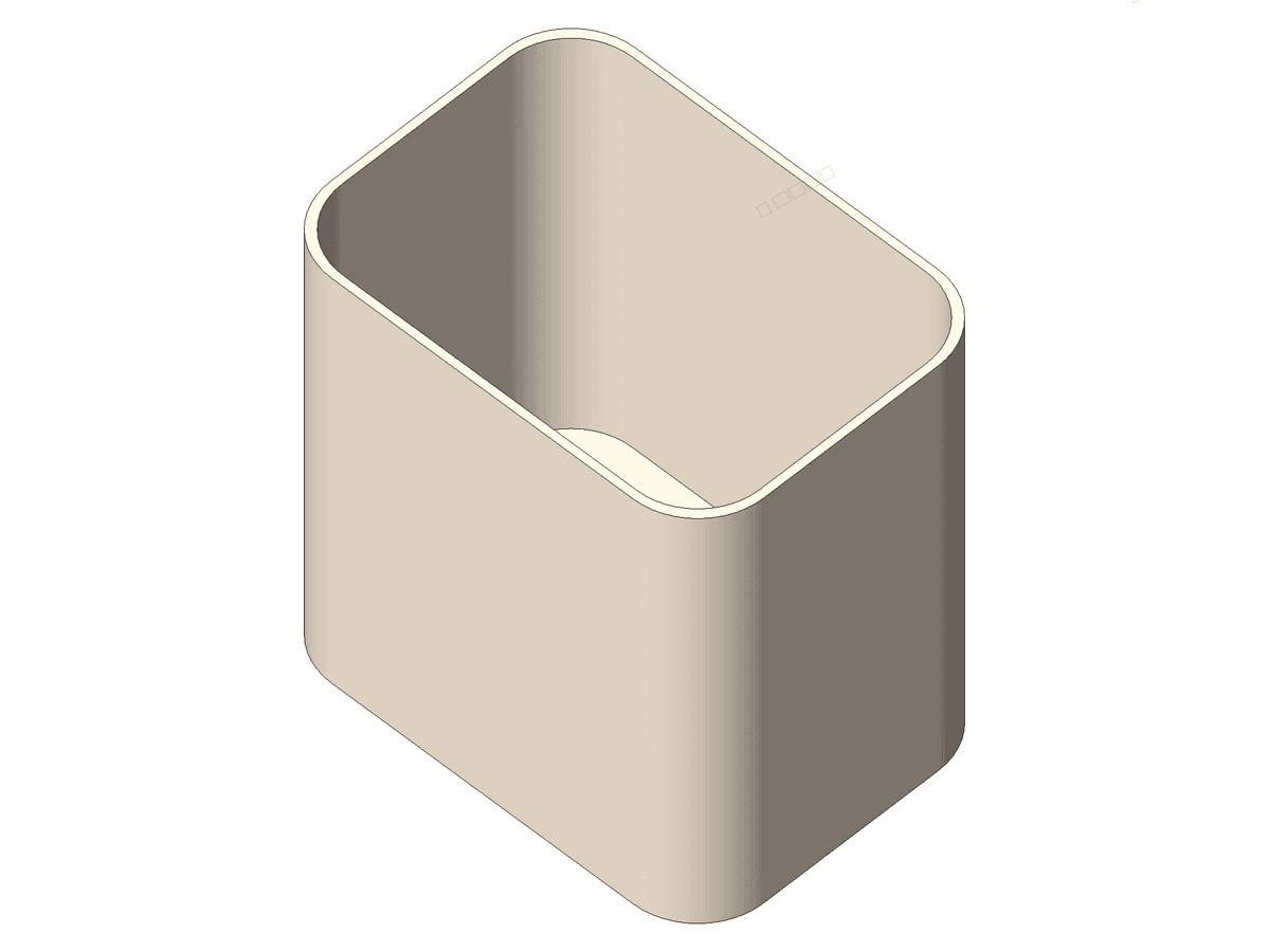 Wastebasket — Revit Family