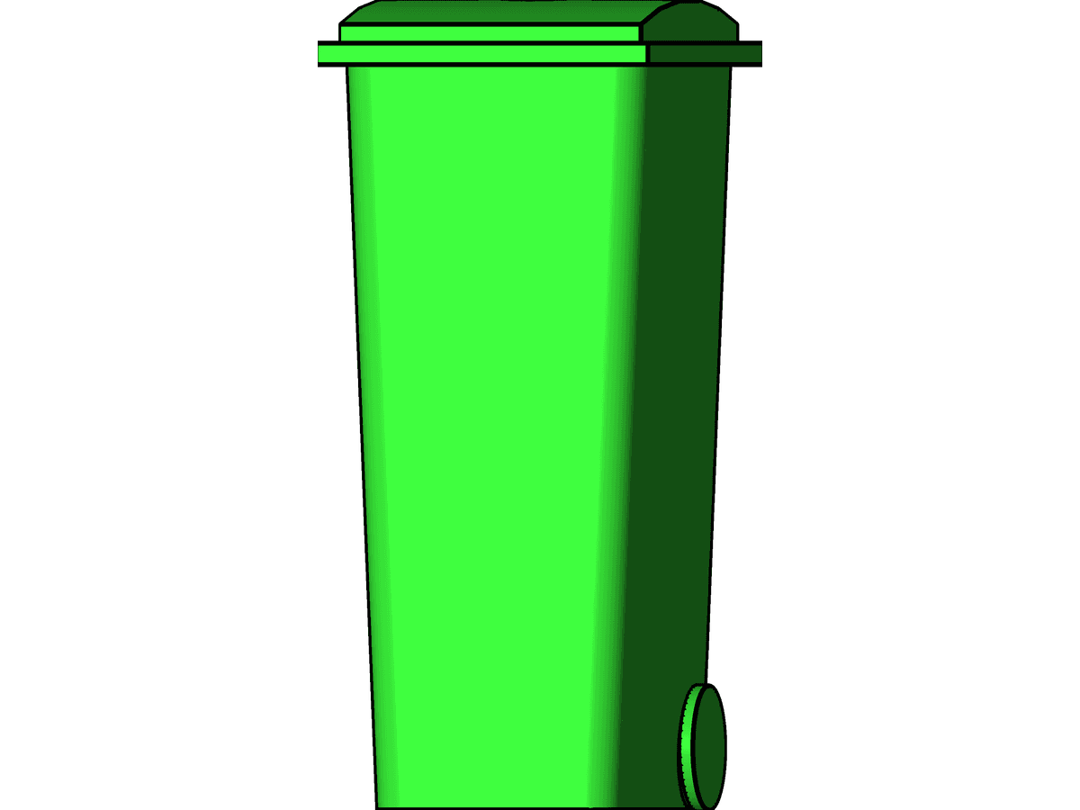 Wheeled Recycling — Revit Family