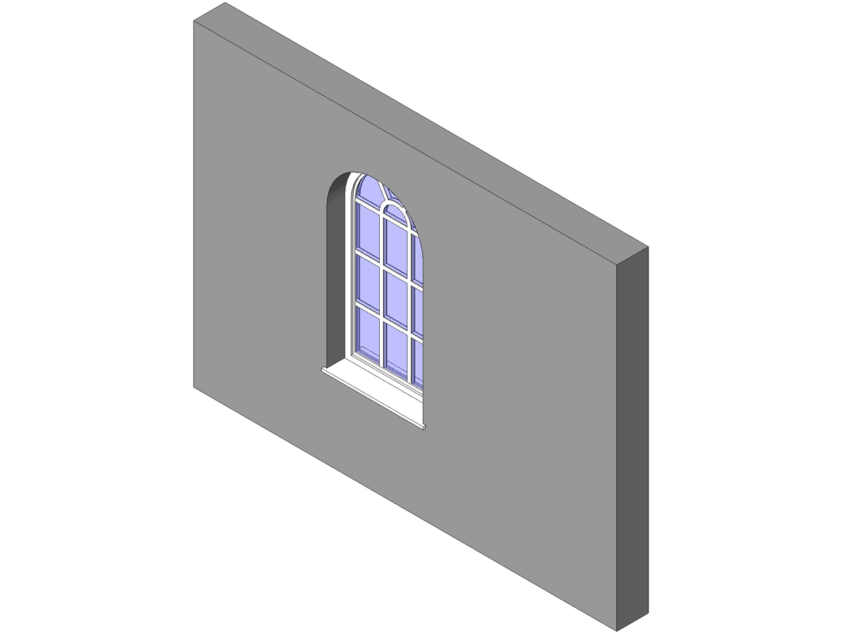 Arched — Arch Window Revit Family