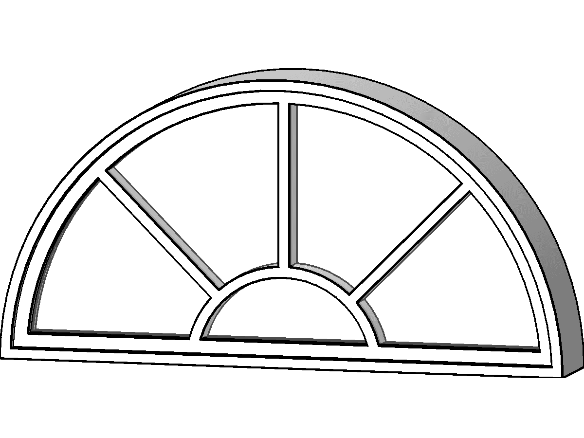 Roundedwindow — Arch Window Revit Family