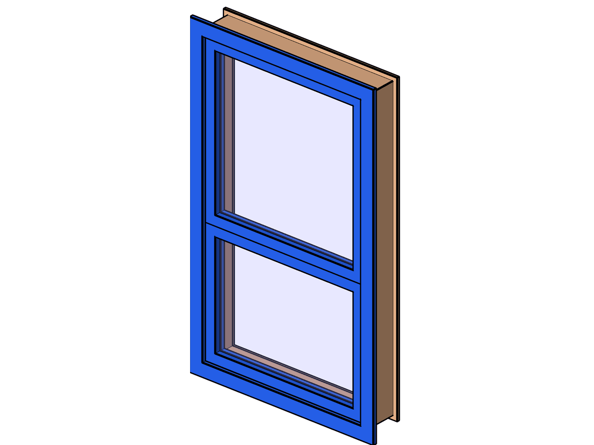 AW 2 Timber Architrave (nz) — Single Window Revit Family