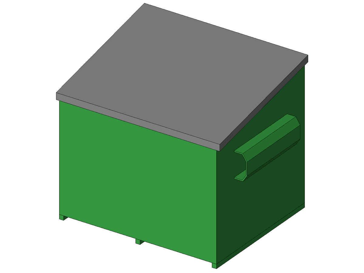 M Dumpster — Revit Family