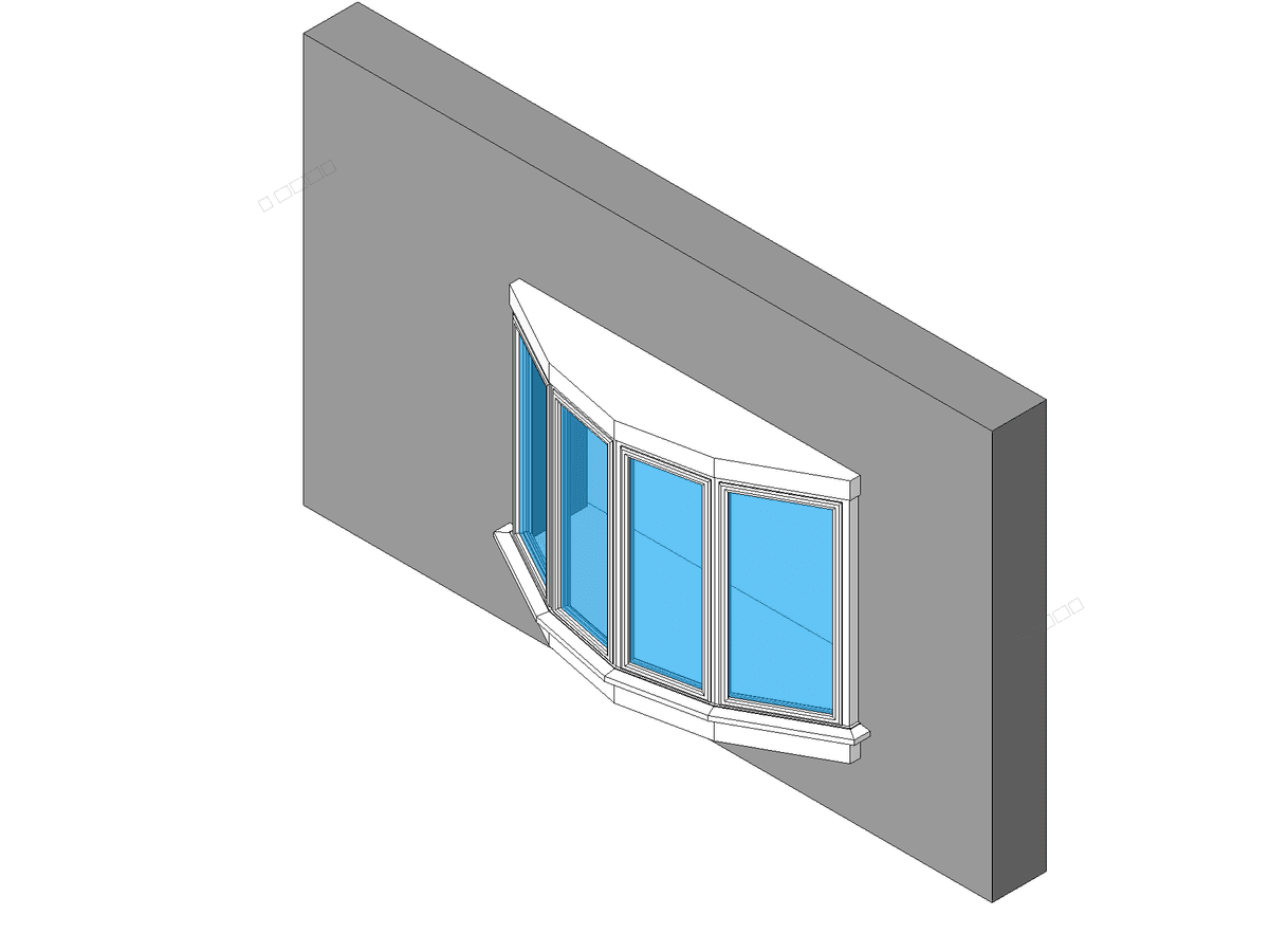 Bay Casement — Unique Window Revit Family