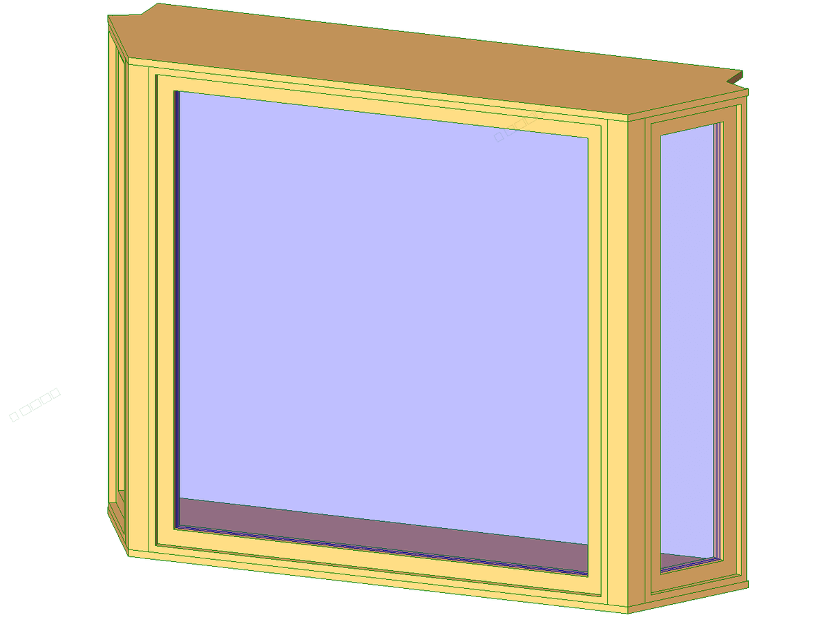 Bay 30 Deg — Unique Window Revit Family