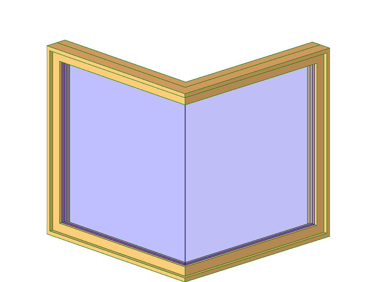 Fixed Corner — Unique Window Revit Family
