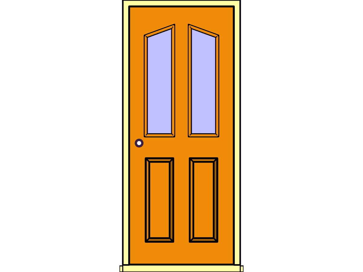Extsgl 4 — Single Door Revit Family