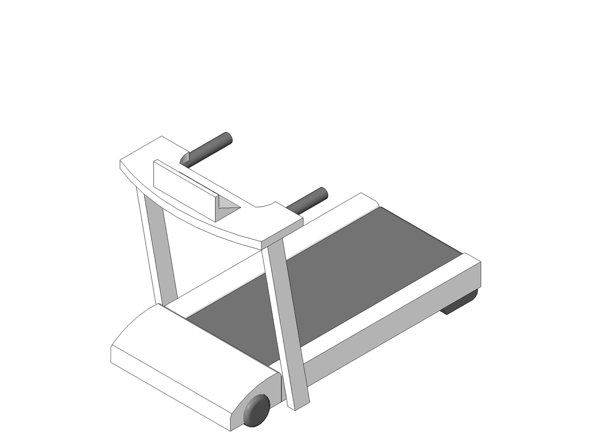 Treadmill 3 — Revit Family